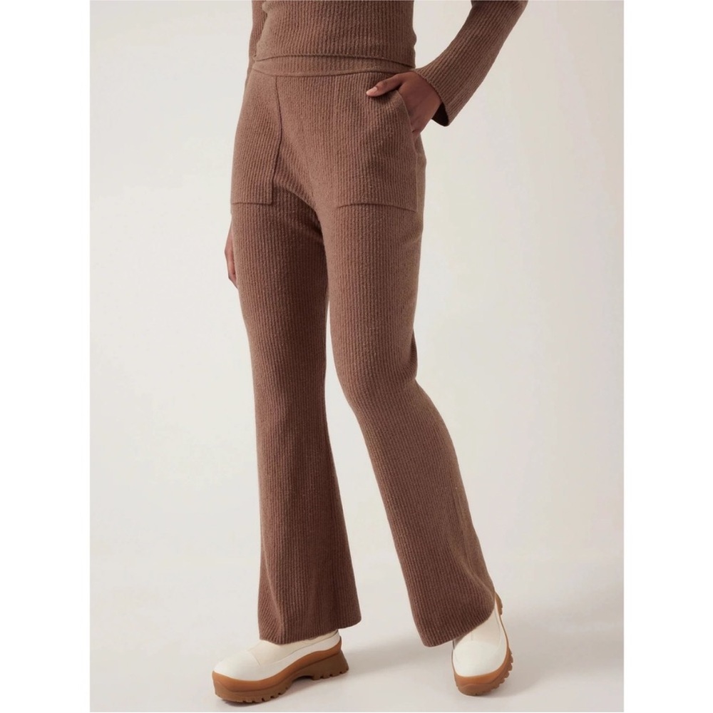 Athleta Felicity Cozy Lounge Pant Brown XL - Picture 2 of 15